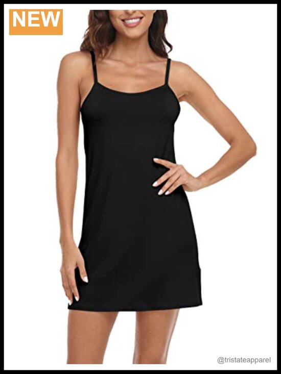 Other - Adjustable Strap Full Slip Dress Rayon Spandex Lightweight